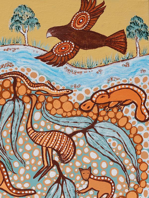 Indigenous artwork by Dorothy Lovett