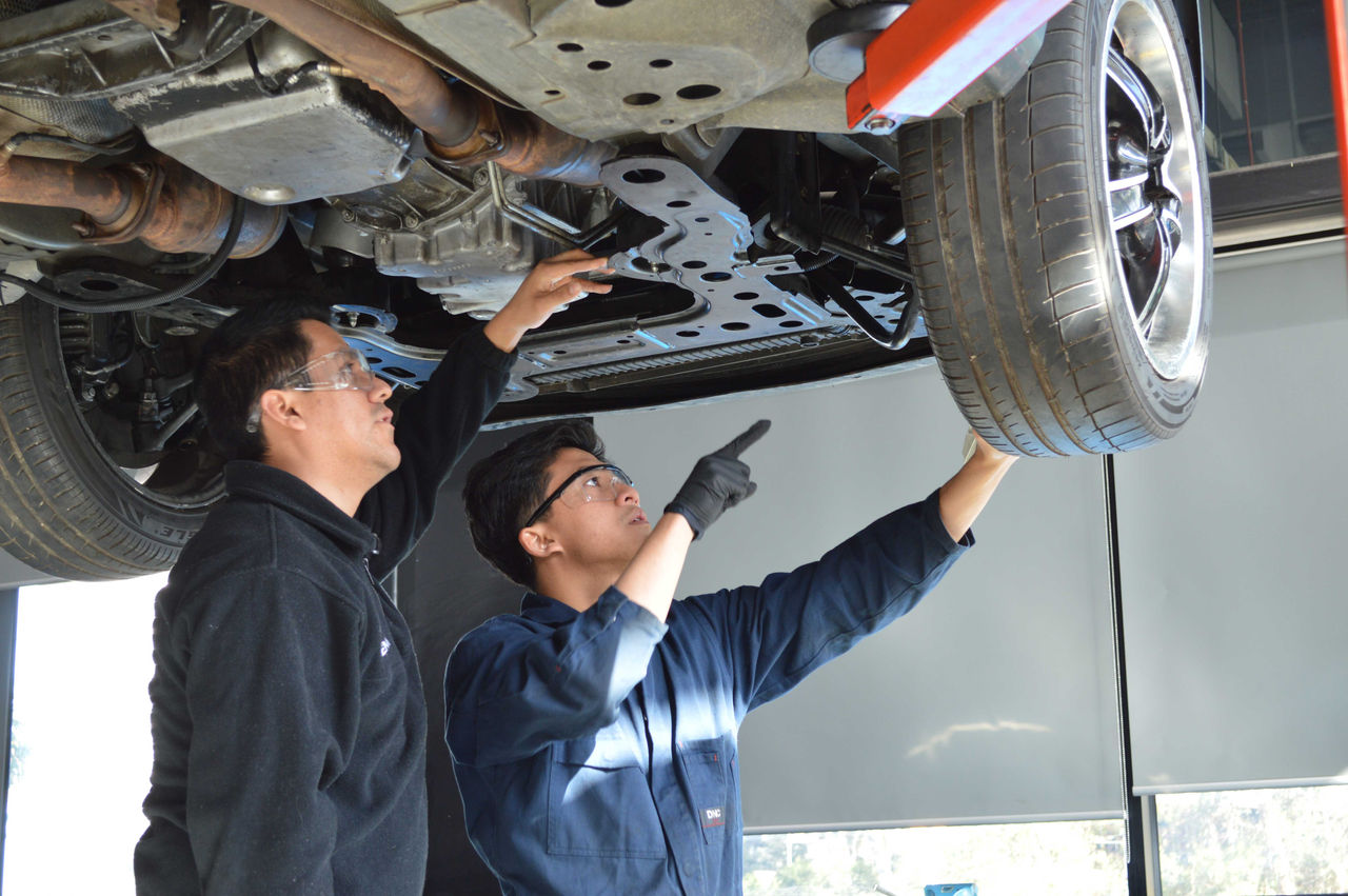 Automotive Servicing students