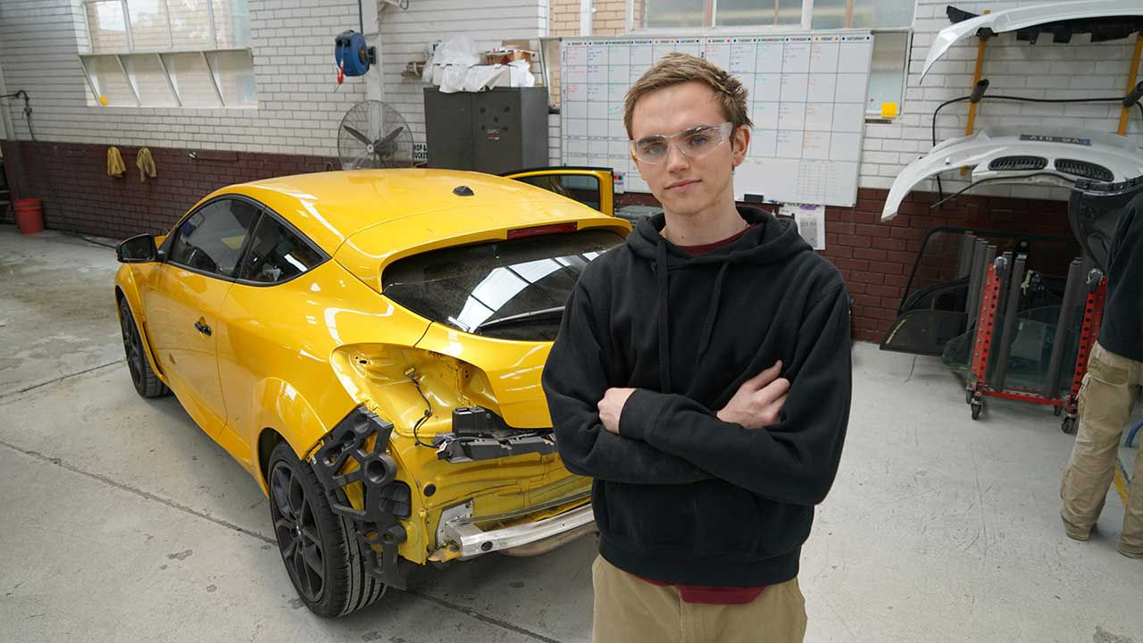 Automotive Body Repair student