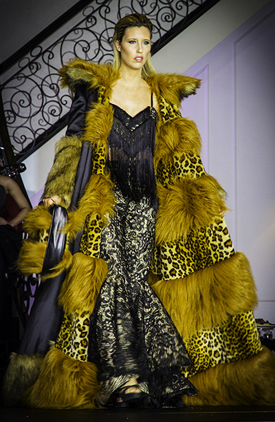 The award winning coat at the awards ceremony