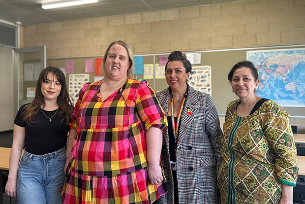 Mental health students at Broadmeadows campus.