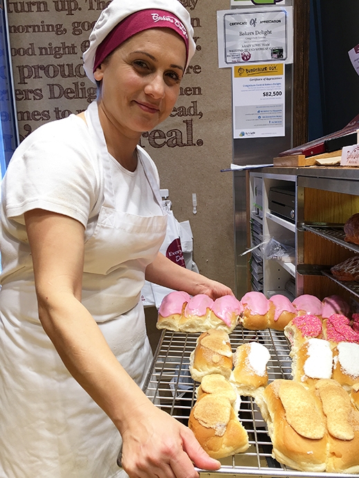 Apprentice baker, Janet Sleiman