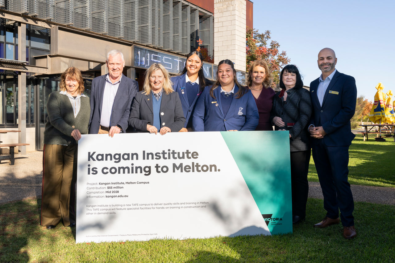 Melton site announcement - Kangan Institute