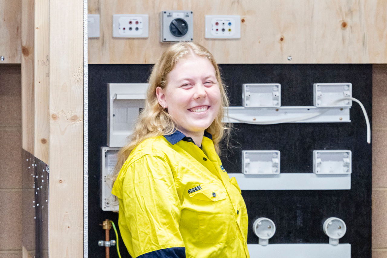 Kangan Institute electrotechnology apprentice Casey Lupson