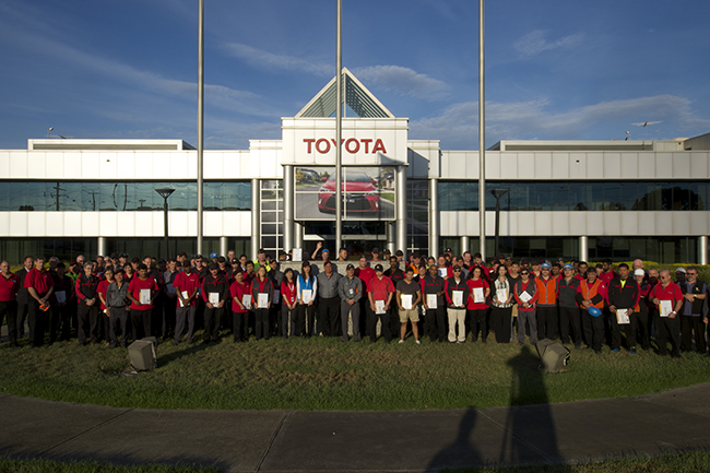 Toyota manufacturing upskilling graduates