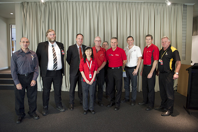 The graduation ceremony was held at Toyota’s Altona North site