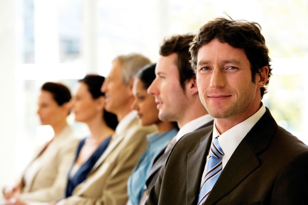 Group of people wearing suits 