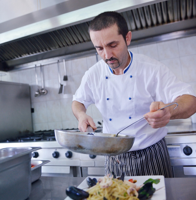 chef preparing food