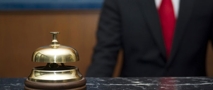 Image of a hotel reception bell 