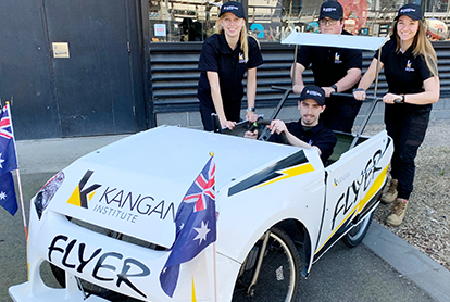 Off and racing at Kangan Institute